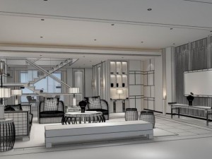 family - kitchen - restaurant 354 3Dモデル
