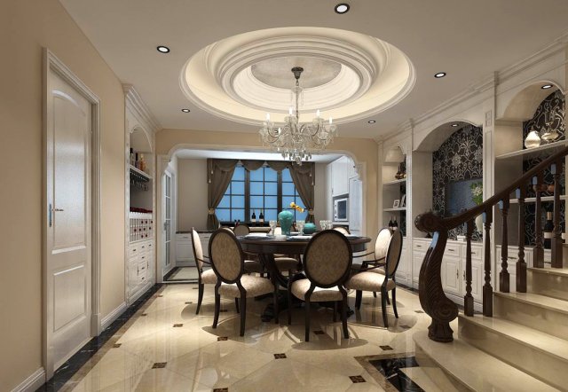 family - kitchen - restaurant 355 3D Model .c4d .max .obj .3ds .fbx .stl .blend 