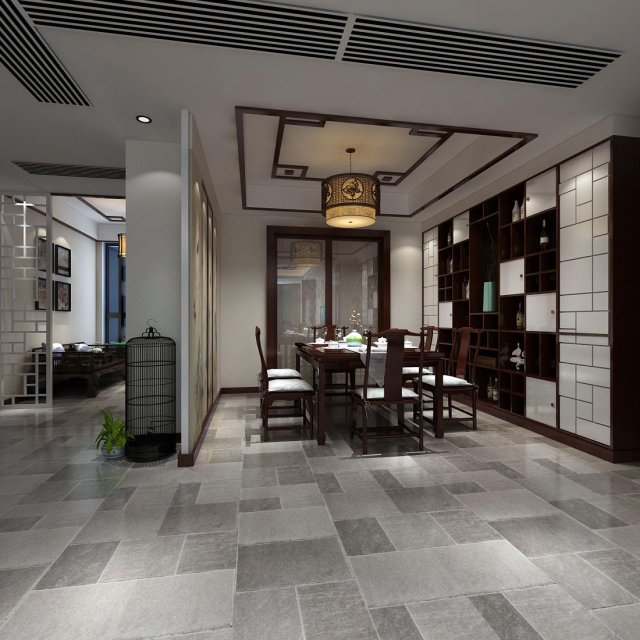 family - kitchen - restaurant 356 Modelo 3D .c4d .max .obj .3ds .fbx .stl .blend 