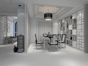 family - kitchen - restaurant 356 Modelo 3D