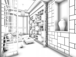 family - kitchen - restaurant 356 Modelo 3D