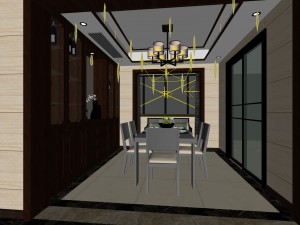 family - kitchen - restaurant 357 Modelo 3D