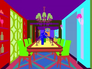 family - kitchen - restaurant 358 Modelo 3D