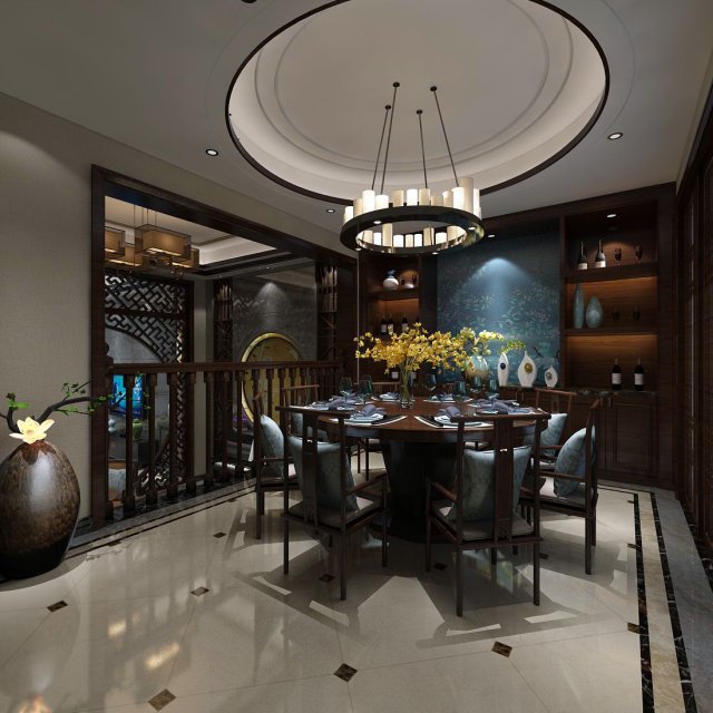 family - kitchen - restaurant 359 3D Модель .c4d .max .obj .3ds .fbx .stl .blend 