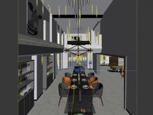 family - kitchen - restaurant 362 3D 모델