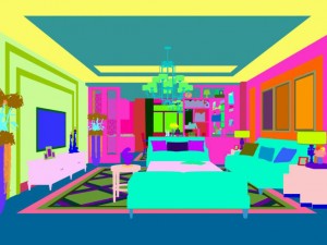 family - kitchen - restaurant 364 3D Модель