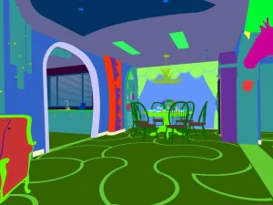 family - kitchen - restaurant 366 3D Model