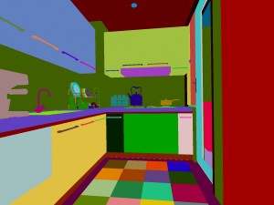 family - kitchen - restaurant 370 3D Model