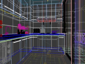family - kitchen - restaurant 370 3D Model