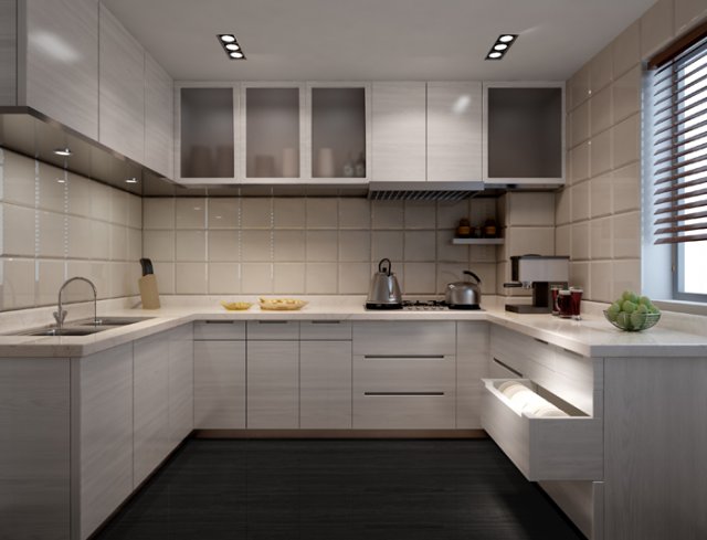 family - kitchen - restaurant 372 3D Model .c4d .max .obj .3ds .fbx .stl .blend 