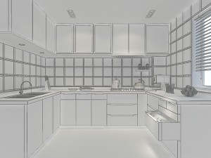 family - kitchen - restaurant 372 3D Model