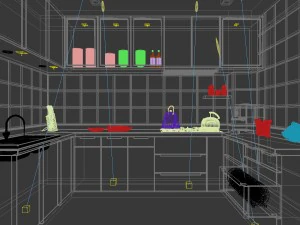 family - kitchen - restaurant 372 3D Model
