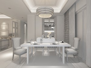 family - kitchen - restaurant 373 3D Model
