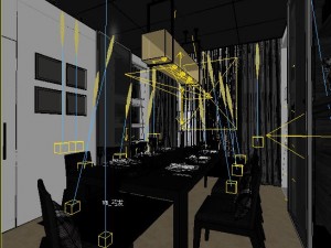 family - kitchen - restaurant 374 3D Model