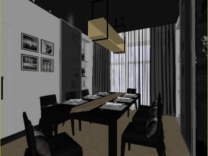 family - kitchen - restaurant 374 3D Model