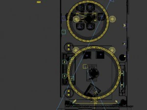 family - kitchen - restaurant 375 3D Model
