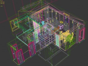 family - kitchen - restaurant 377 Modelo 3D