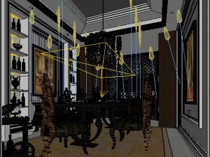 family - kitchen - restaurant 378 3D Модель