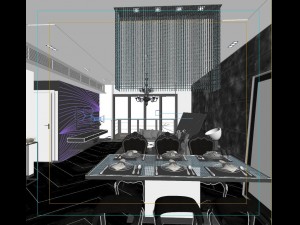 family - kitchen - restaurant 379 3D Model