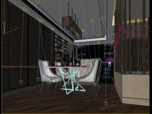 family - kitchen - restaurant 380 3D Модель