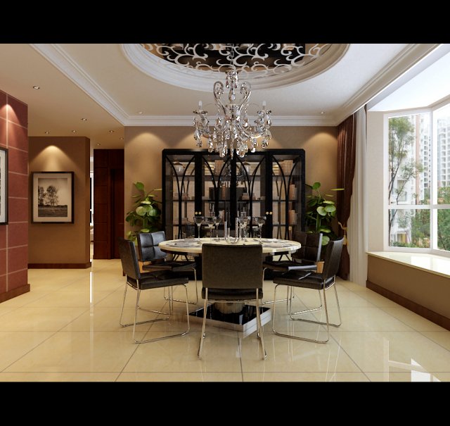 family - kitchen - restaurant 383 3D Model .c4d .max .obj .3ds .fbx .stl .blend 