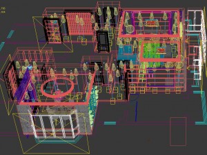 family - kitchen - restaurant 383 3D Model