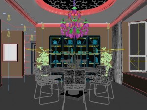 family - kitchen - restaurant 383 3D Model