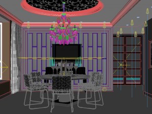 family - kitchen - restaurant 383 3D Model