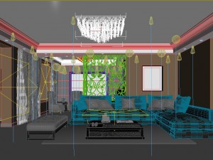 family - kitchen - restaurant 383 3D Model