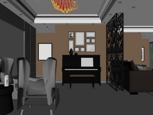 family - kitchen - restaurant 383 3D Model