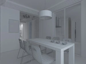 family - kitchen - restaurant 385 3D Model