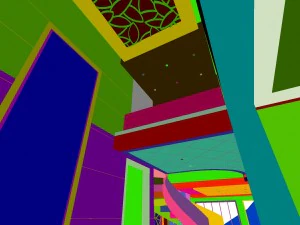 famiglia - cucina - ristorante 386 Modello 3D