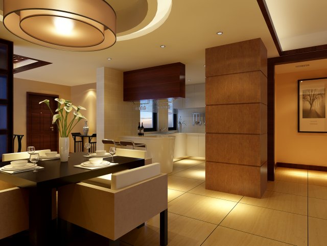 family - kitchen - restaurant 389 3Dモデル .c4d .max .obj .3ds .fbx .stl .blend 