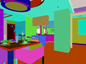 family - kitchen - restaurant 389 3Dモデル