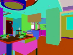 family - kitchen - restaurant 389 3D Model