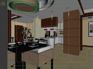 family - kitchen - restaurant 389 3D Model
