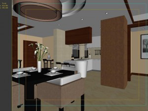 family - kitchen - restaurant 389 3Dモデル