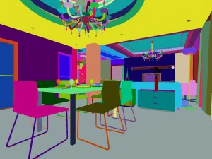 family - kitchen - restaurant 392 3D Model