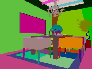 family - kitchen - restaurant 395 3D Model