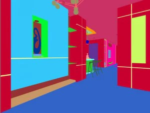 family - kitchen - restaurant 397 3D Model