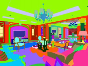 family - kitchen - restaurant 399 3Dモデル