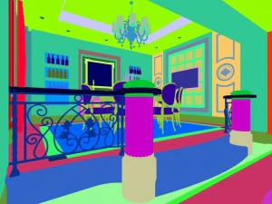 famiglia - cucina - ristorante 399 Modello 3D