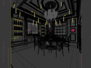 family - kitchen - restaurant 399 3Dモデル