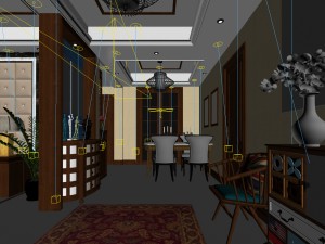 family - kitchen - restaurant 401 3D Модель