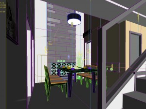 family - kitchen - restaurant 403 3D Model