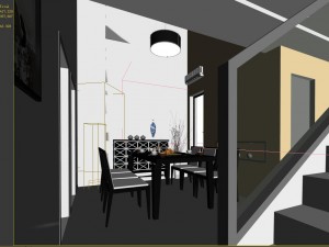 family - kitchen - restaurant 403 3D Model