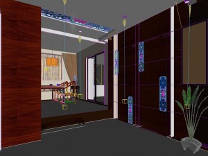 family - kitchen - restaurant 406 3D Model