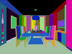 family - kitchen - restaurant 408 Model 3D