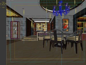family - kitchen - restaurant 410 3D Model