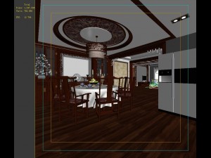 family - kitchen - restaurant 411 3Dモデル